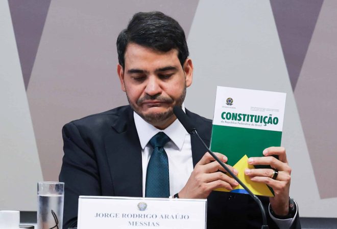 Brasília – DF- 29/04/2026 – Reunião da Comissão de Constituição e Justiça (CCJ) do Senado durante sabatina do advogado-geral da União, Jorge Rodrigo Araújo Messias, indicado para o cargo de ministro do Supremo Tribunal Federal (STF). Foto: Lula Marques/ Agência Brasil.
