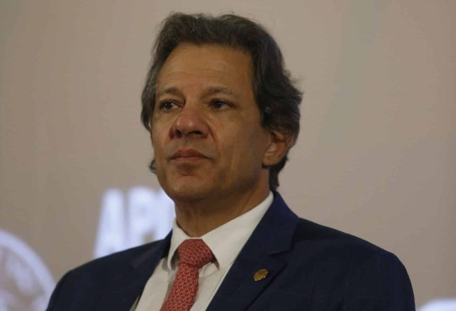 São Paulo (SP), 20/09/2024 - Ministro da Fazenda Fernando Haddad em palestra naUSP. sobre "Os Desafios da Economia e as Perspectivas da Política no Brasil". Foto: Paulo Pinto/Agência Brasil