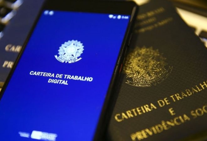 Carteira de trabalho digital.