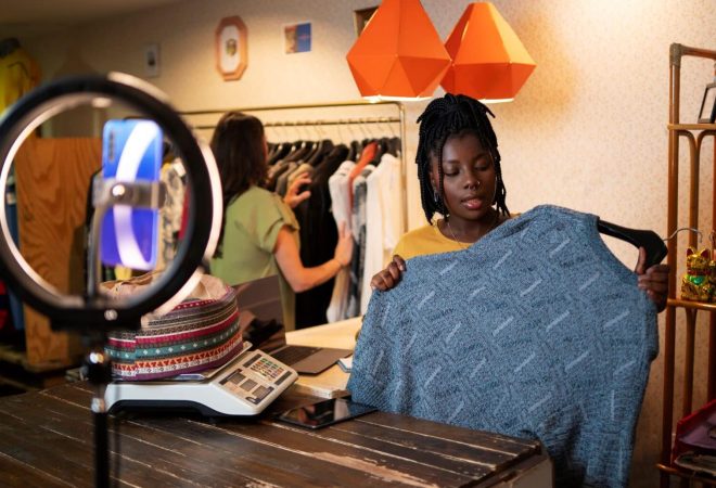 33-woman-promoting-cloths-from-thrift-store-1536x1031