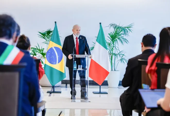 Lula na cúpula do G7