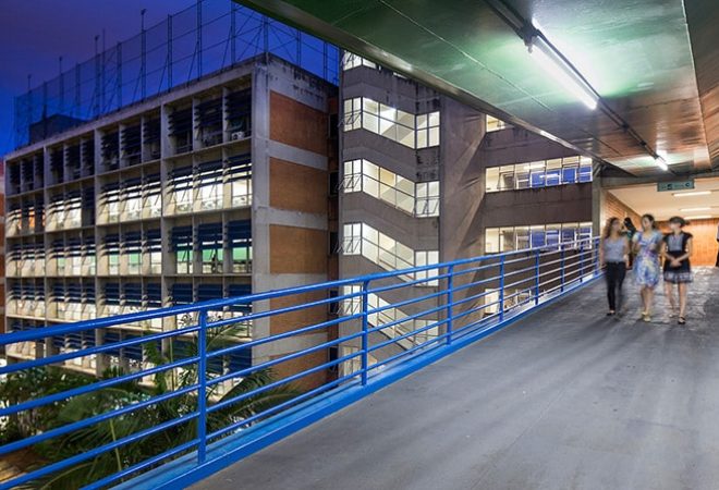 Universidade São JudasMooca, São Paulo - SPprojeto saa - shieh arquitetos associados[designed by saa, brazil]photo by: fernando stankuns