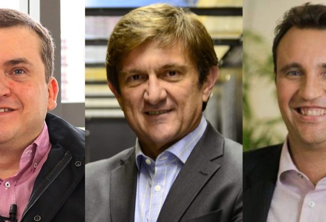 Alberto Leite, Eduardo Carvalho e Marcio Carvalho