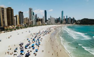 Praia Central de Balneário Camboriú (SC). Foto: PMBC/Divulgação