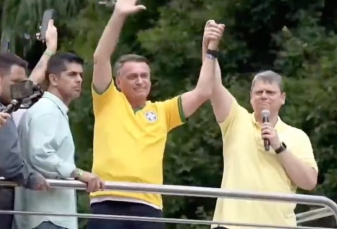 Bolsonaro e Tarcísio