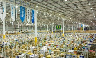 Centro de distribuição da Amazon Brasil. Foto: Divulgação