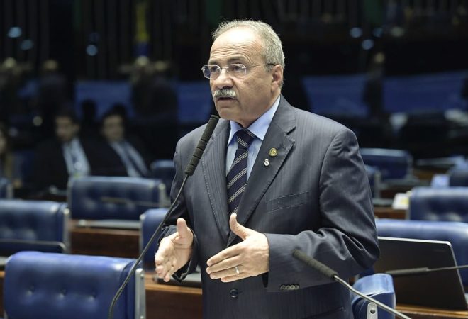 Plenário do Senado Federal durante sessão deliberativa ordinária. Ordem do dia.  Em pronunciamento, senador Chico Rodrigues (DEM-RR).  Foto: Waldemir Barreto/Agência Senado