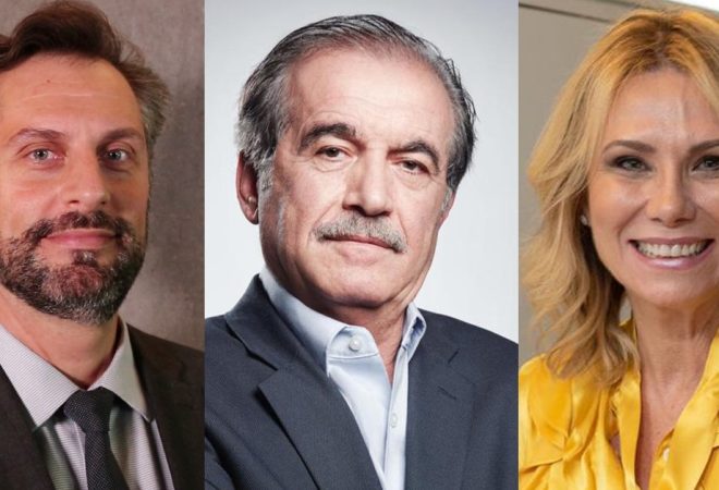 Daniel Castanho, Chaim Zaher e Andrea Mansano