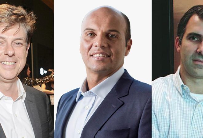 Daniel Cherman, Cláudio Carvalho e Martin Andrés Jaco