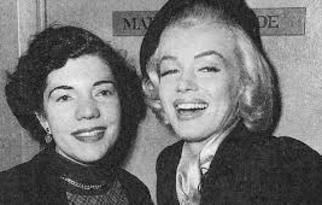 Dulce Damasceno de Brito e Marilyn Monroe