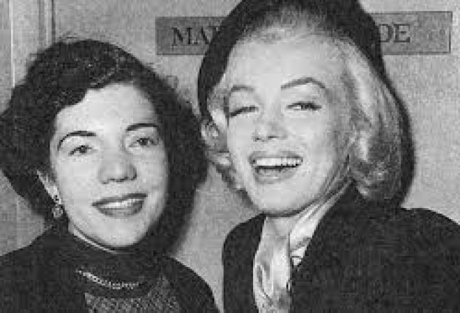 Dulce Damasceno de Brito e Marilyn Monroe