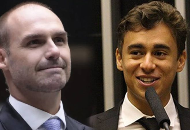 Eduardo Bolsonaro e Nikolas Ferreira