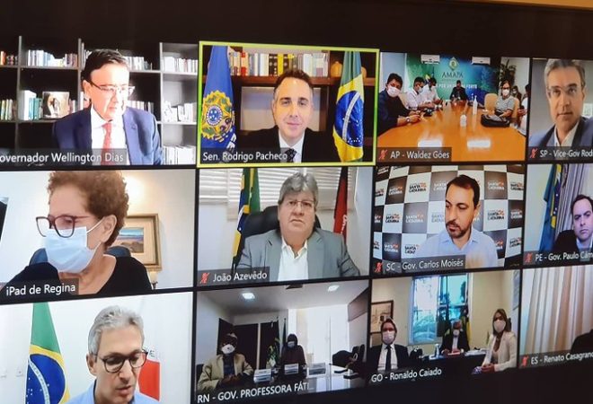 forum governadores pacheco senado pandemia