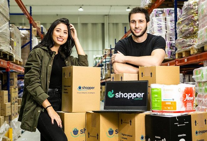 Shopper - Fabio Rodas, CEO da Shopper e Bruna Vaz COO da Shopper - Foto: Gabriel Reis www.gabrielreisfoto.com