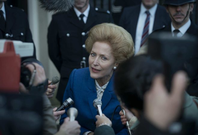 The Crown
Season 4, Episode 1
Picture shows: Margaret Thatcher (GILLIAN ANDERSON) CR: Des Willie/Netflix