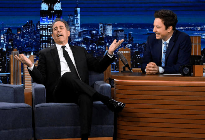 Jerry Seinfeld e Jimmy Fallon