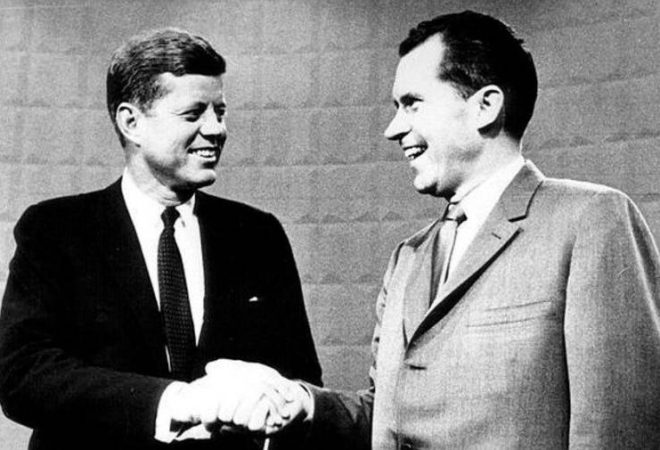 John Kennedy e Richard Nixon