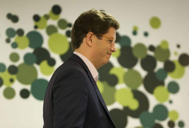 O ministro do Meio Ambiente, Ricardo Salles, durante cerimônia de posse do novo presidente do Instituto Chico Mendes de Conservação da Biodiversidade (ICMBio), Adalberto Eberhard.