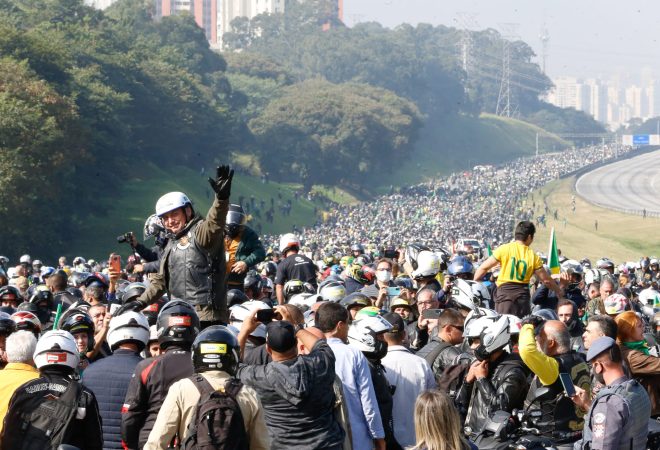 (São Paulo - SP, 12/06/2021) Motociata Acelera pra Jesus.
Foto: Alan Santos/PR