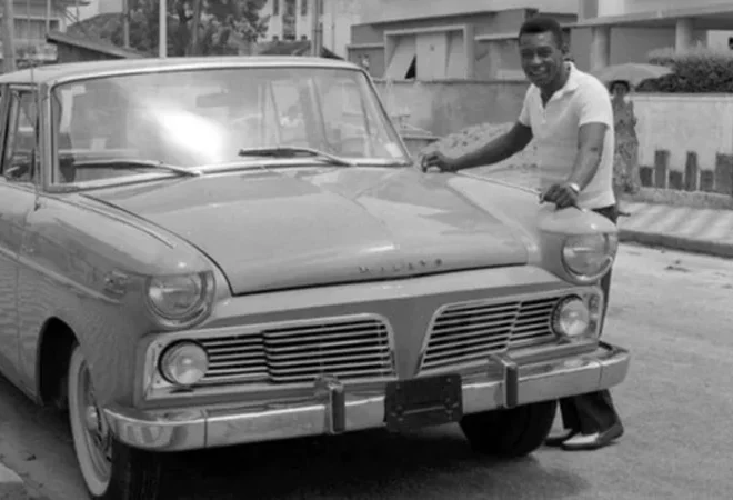 Pelé em seu Aero-Willys