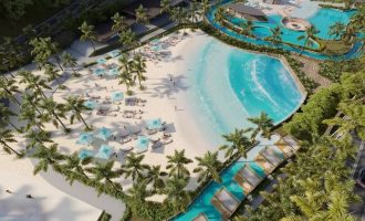 Reserva Beach Club: empreendimento em desenvolvimento em Alphaville terá como principal atração uma piscina de ondas para a prática de surfe (Divulgação/Divulgação)