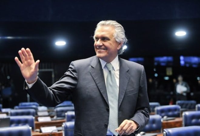 Plenário do Senado Federal durante sessão deliberativa ordinária.Em pronunciamento, senador Ronaldo Caiado (DEM-GO)Foto: Jane de Araújo/Agência Senado