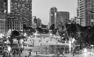Centre historique entre le métro Sè et Républica. Sao Paulo. Brésil. Avril 2024.