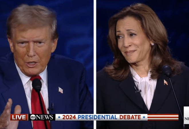 trump e kamala