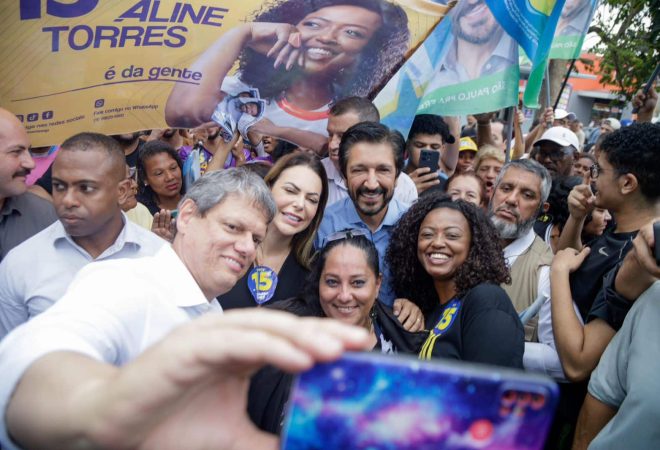 Tarcisio Freitas e Ricardo Nunes