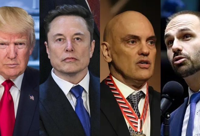 Trump Musk Moraes Eduardo