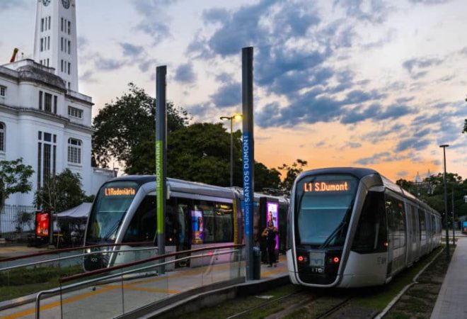 19/06/2017_VLT.Rio Operação Estação: Museus. Praça Mauá. Rio de janeiro. BRASIL.