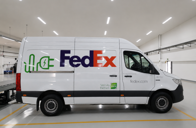 Van elétrica FedEx 2