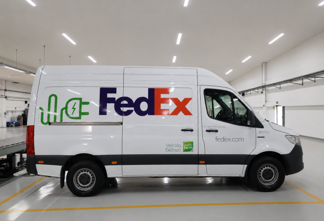 Van elétrica FedEx 2