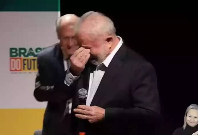 Lula chorando