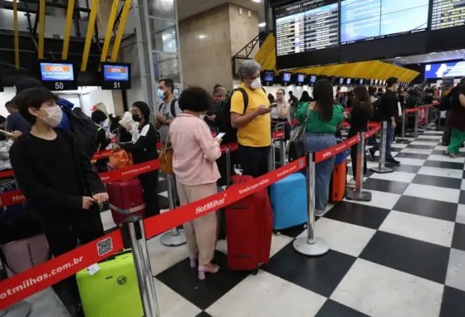 aeroporto fila