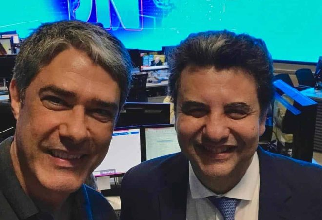 William Bonner e Aluizio Falcão