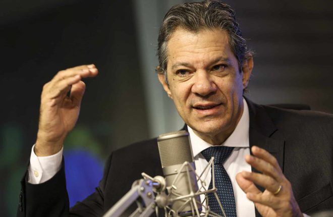 Brasília (DF), 20/03/2025 - O ministro da Fazenda, Fernando Haddad, participa do programa "Bom Dia, Ministro". Foto: Marcelo Camargo/Agência Brasil