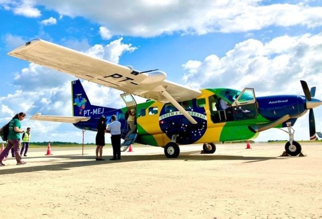 aeronave azul conecta