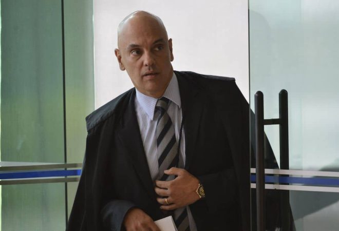 O ministro Alexandre de Moraes, durante  abertura do terceiro dia de julgamento, sobre a validade da prisão em segunda instância no  Supremo Tribunal Federal (STF)