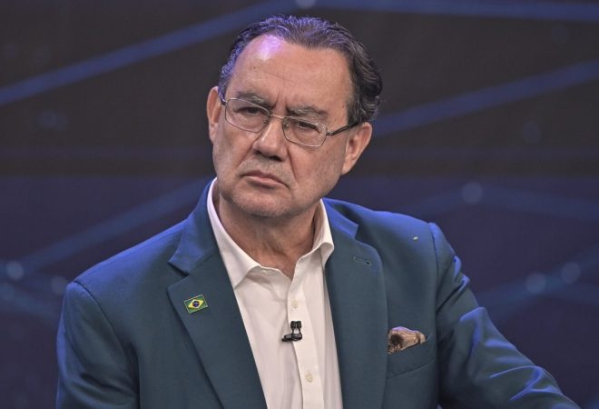 Augusto Cury (Avante) no debate da TV Band. Foto: Divulgação
