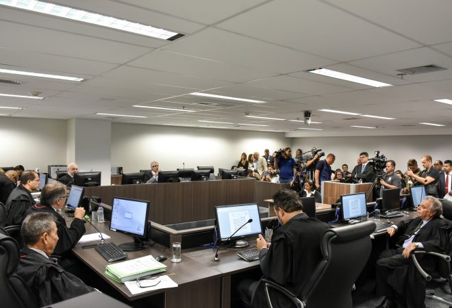 Julgamento embargos infringentes Eduardo Azeredo 24.04.2018
Foto: Robert Leal/TJMG