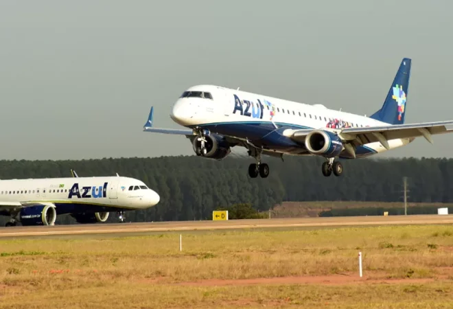 azul avião aeroporto viracopos