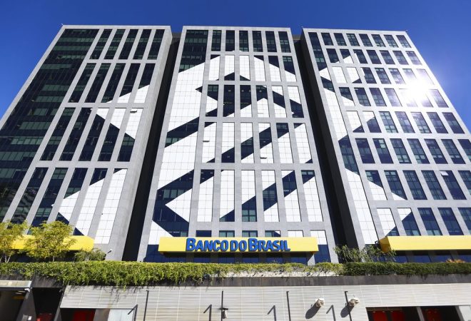 Edifício sede do Banco do Brasil, em Brasília.