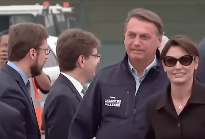 bolsonaro e michele desembarcam nos eua na cupula das americas
