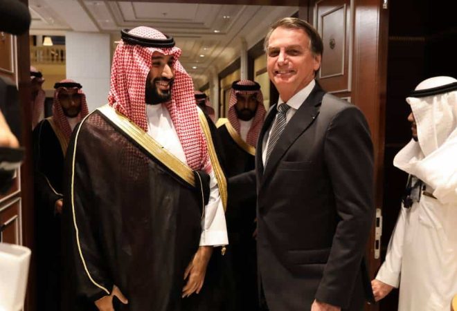 bolsonaro e principe saudita