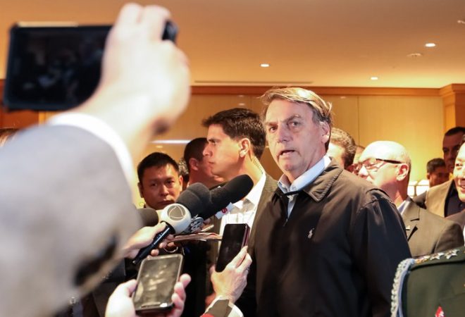 Presidente Bolsonaro chega à Toquio.
Foto: Planalto