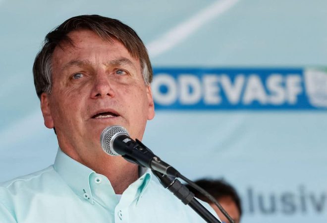 (Campo Alegre de Lourdes - BA, 30/07/2020) Palavras do Presidente da República, Jair Bolsonaro.
Foto: Alan Santos /PR