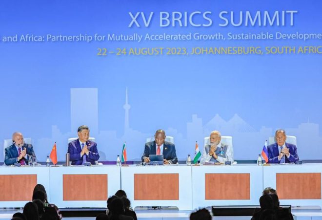 Joanesburgo, África do Sul, 24.08.2023 - Presidente da República, Luiz Inácio Lula da Silva, participa da Sessão I do Diálogo de Amigos do BRICS, BRICS-Africa Outreach e BRICS Plus. Foto: Ricardo Stuckert/PR