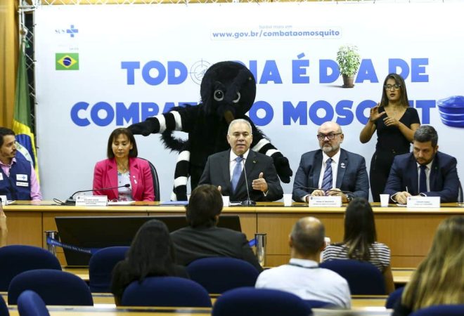 O ministro da Saúde, Marcelo Queiroga, lança a Campanha Nacional de Combate ao mosquito Aedes aegypti.