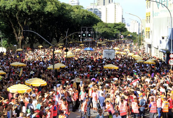 Carnaval de Rua 2019 - São Paulo (SP) - 24.02.2019 - Geral - Carnaval de Rua de São Paulo. Desfile do bloco Acadêmicos do Baixo Augusta. Foto: Jefferson Pancieri/SPTuris